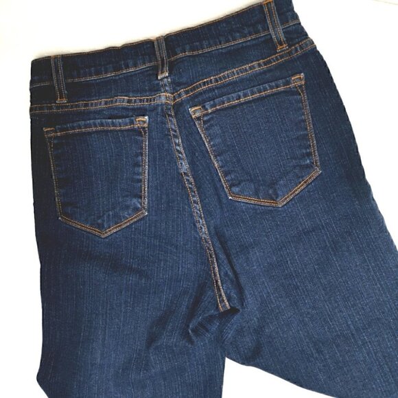 NYDJ Women's 6 Boot Cut USA Luxury Tummy Tuck Style# 700 Blue Cotton Blens Jeans - Picture 10 of 13